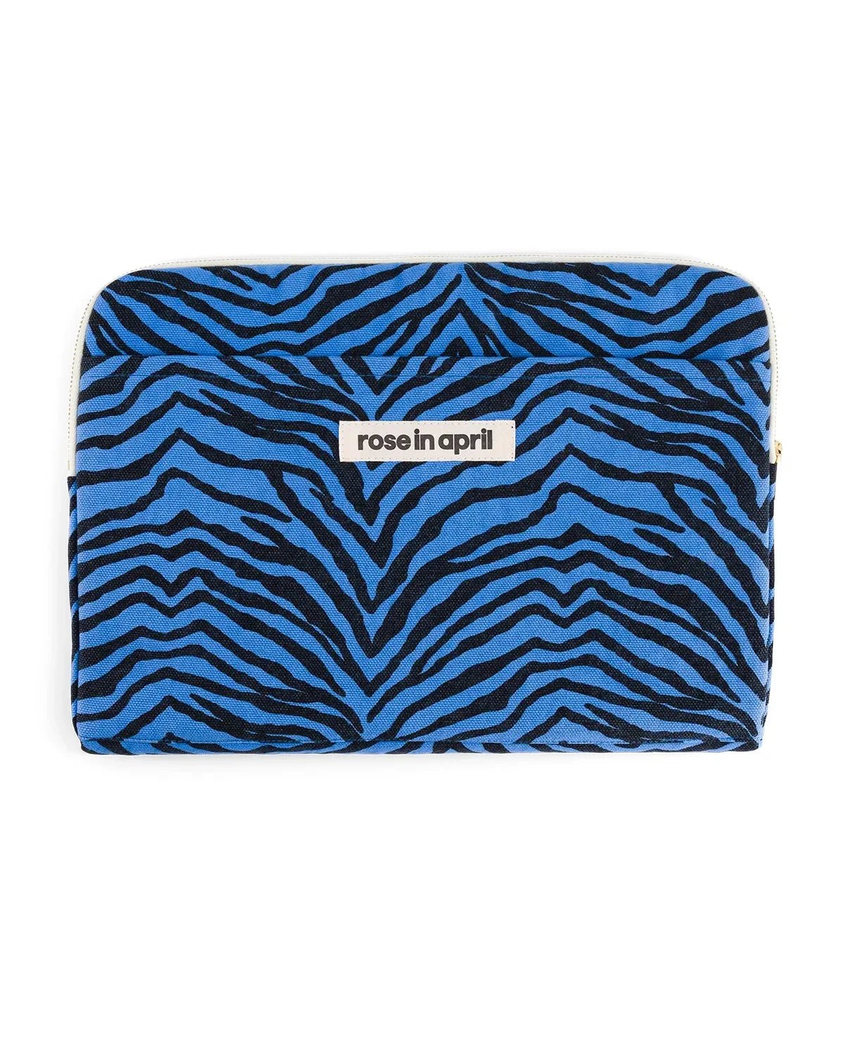 Rose in April - OCTAVE Laptoptasche • Zebrou Greek Blue - Laptoptasche - ROSA ECK