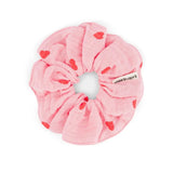 Rose in April - SCRUNCHIE Haargummi | Heart Flamingo / Red - Haargummi - ROSA ECK -