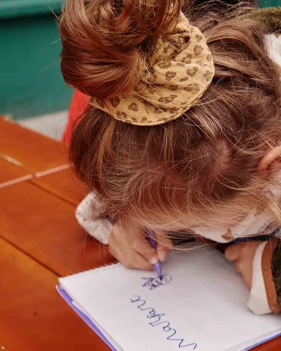 Rose in April - SCRUNCHIE Haargummi | Mini Leopard Coffee - Haargummi - ROSA ECK -