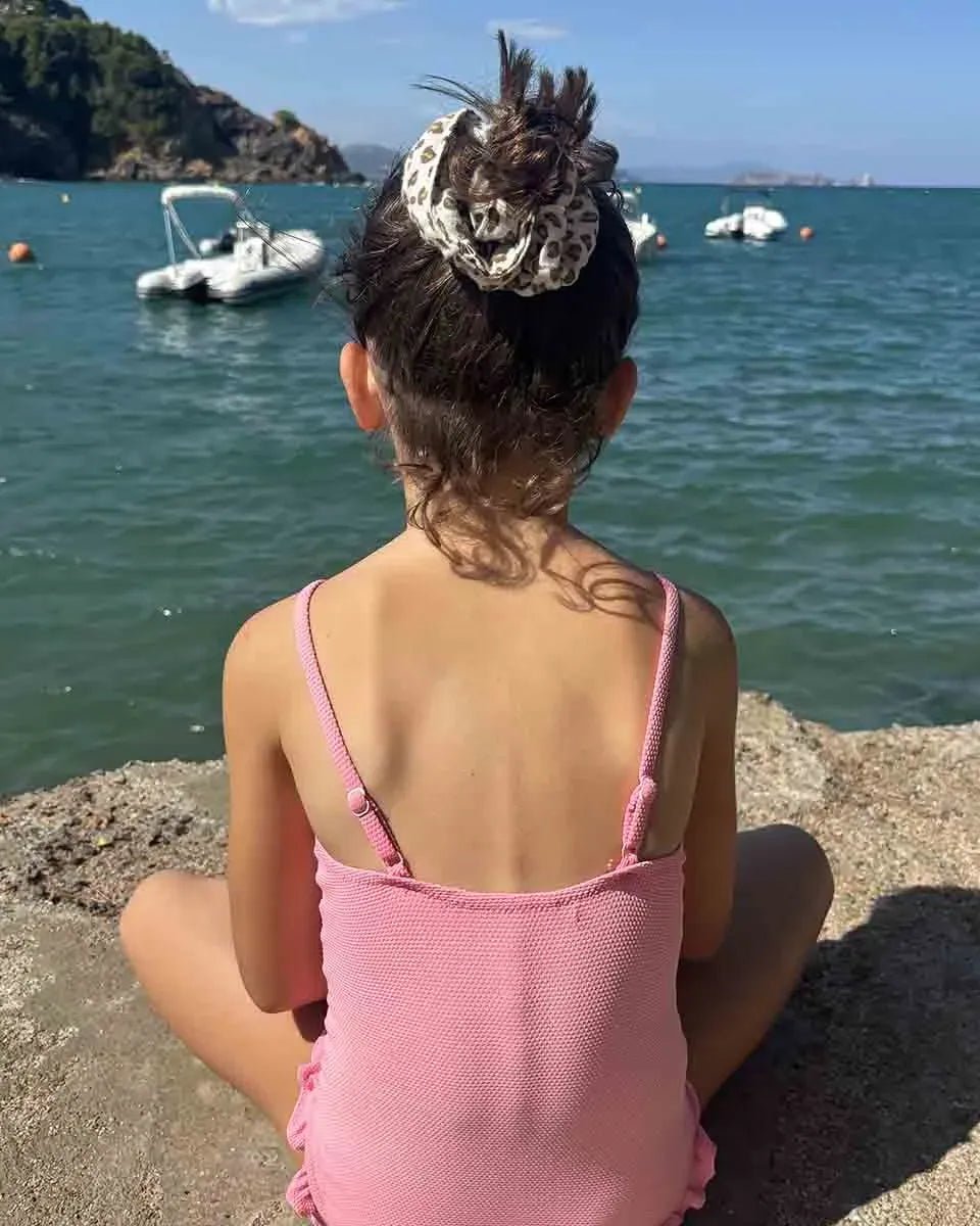 Rose in April - SCRUNCHIE Haargummi • Mini Leopard Greige - Haargummi - ROSA ECK Concept Store