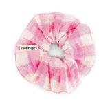 Rose in April - SCRUNCHIE Haargummi | Vichy Ecru - Neon Pink - ROSA ECK Concept Store