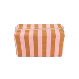 Rose in April - VIC Kulturbeutel • Stripes Caramel/Strawberry - Beutel - ROSA ECK Concept Store