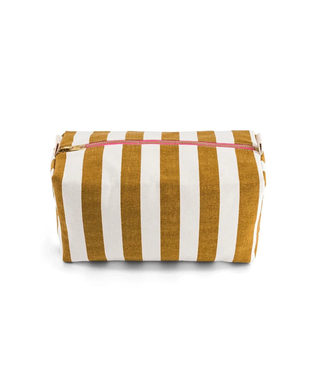 Rose in April - VIC Kulturbeutel | Stripes Ecru / Caramel - Beutel - ROSA ECK -