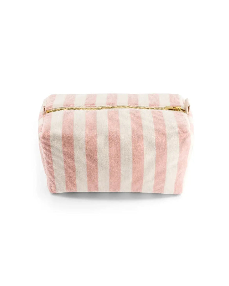 Rose in April - VIC Kulturbeutel • Stripes Light Pink Terry - Beutel - ROSA ECK Concept Store