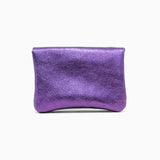Royal Marais - Geldbeutel aus metallischem Leder | Violett - ROSA ECK - Geldbörse, Lila,