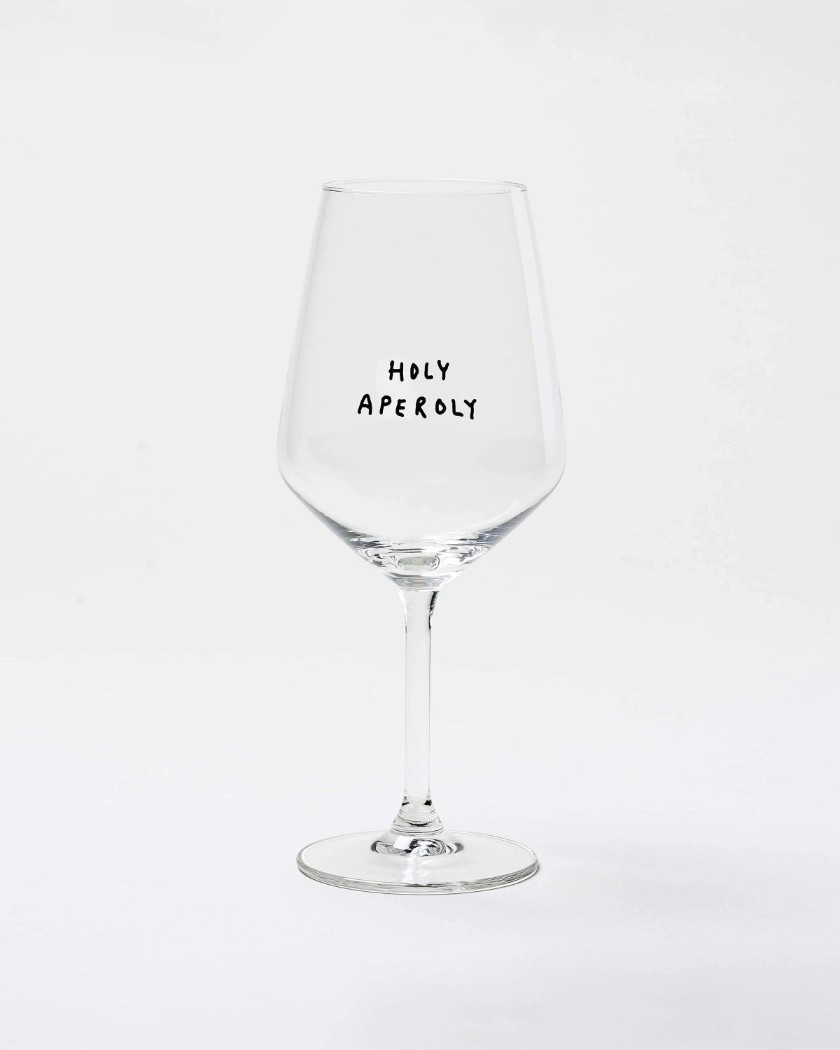 selekkt - HOLY APEROLY Glas mit Spruch - Trinkglas - ROSA ECK Concept Store