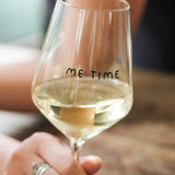 selekkt - ME TIME Weinglas mit Spruch - Trinkglas - ROSA ECK Concept Store