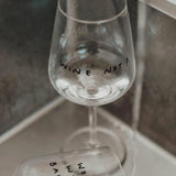 selekkt - WINE NOT? Weinglas mit Spruch - Trinkglas - ROSA ECK Concept Store