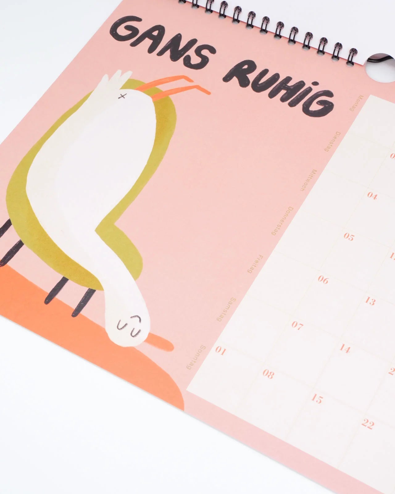 Slinga Illustration - Der Faule Kalender (2026) - Kalender - ROSA ECK Concept Store