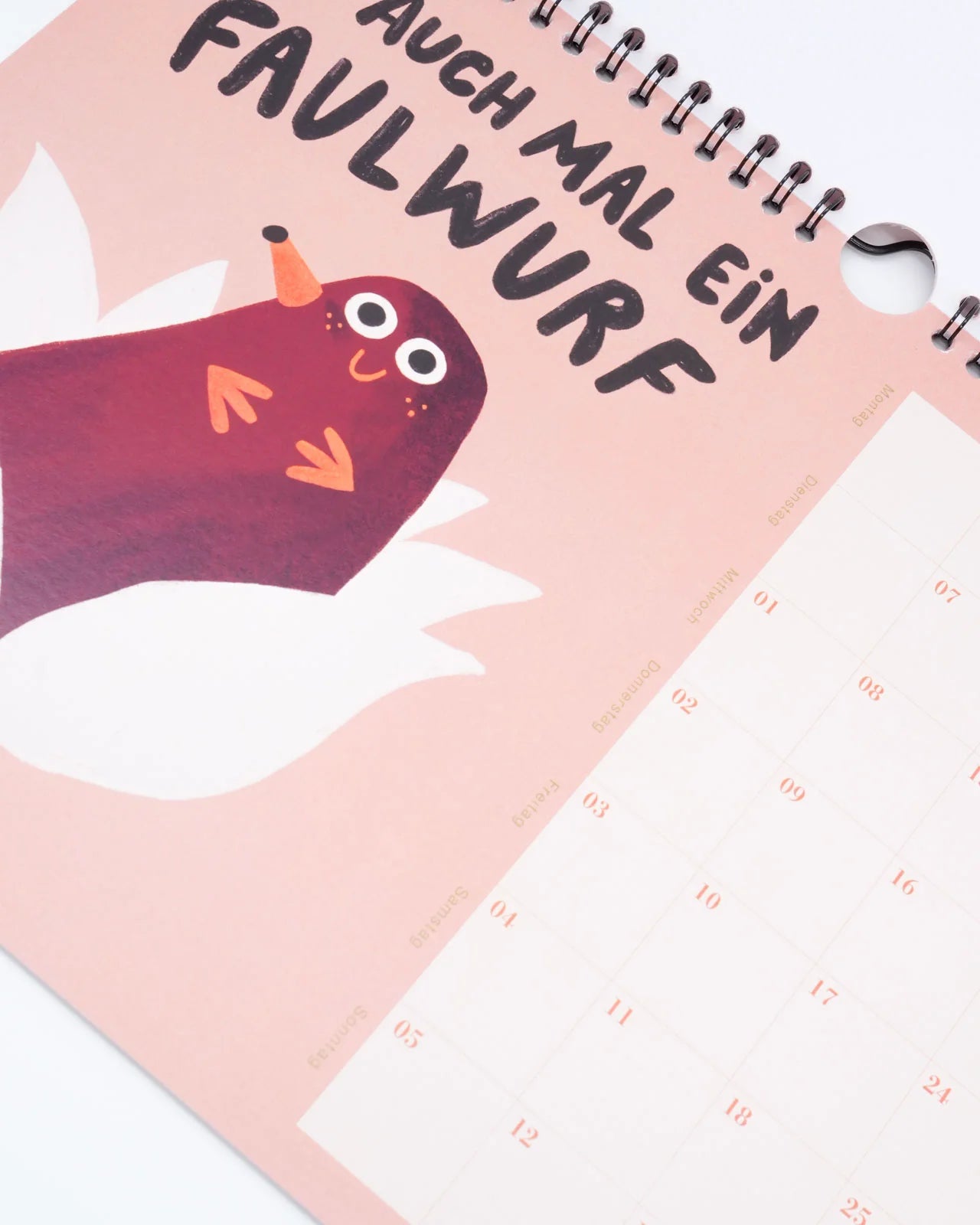 Slinga Illustration - Der Faule Kalender (2026) - Kalender - ROSA ECK Concept Store