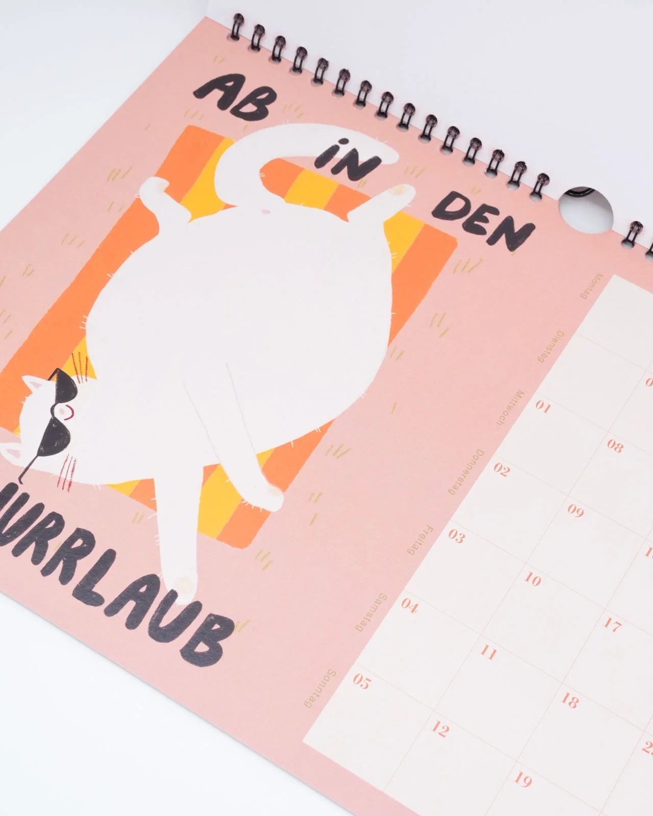 Slinga Illustration - Der Faule Kalender (2026) - Kalender - ROSA ECK Concept Store