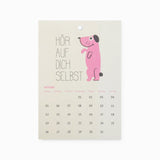 Slinga Illustration - Der Liebe Kleine Hunde Kalender (2026) - Kalender - ROSA ECK Concept Store