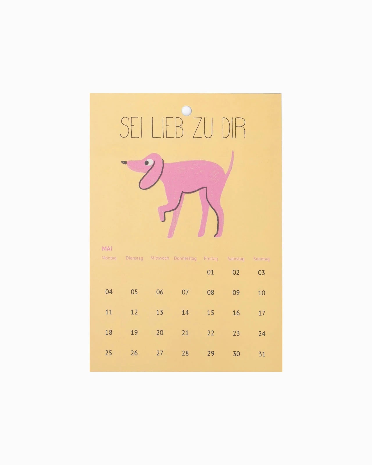 Slinga Illustration - Der Liebe Kleine Hunde Kalender (2026) - Kalender - ROSA ECK Concept Store