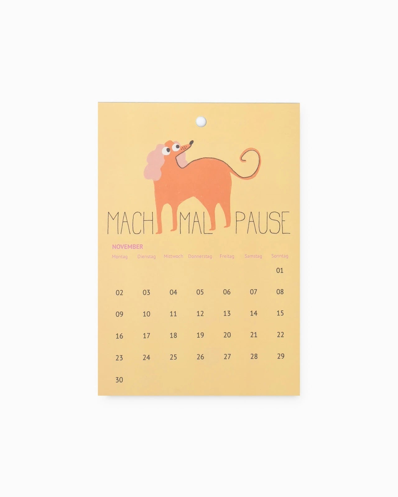 Slinga Illustration - Der Liebe Kleine Hunde Kalender (2026) - Kalender - ROSA ECK Concept Store
