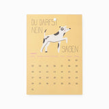 Slinga Illustration - Der Liebe Kleine Hunde Kalender (2026) - Kalender - ROSA ECK Concept Store