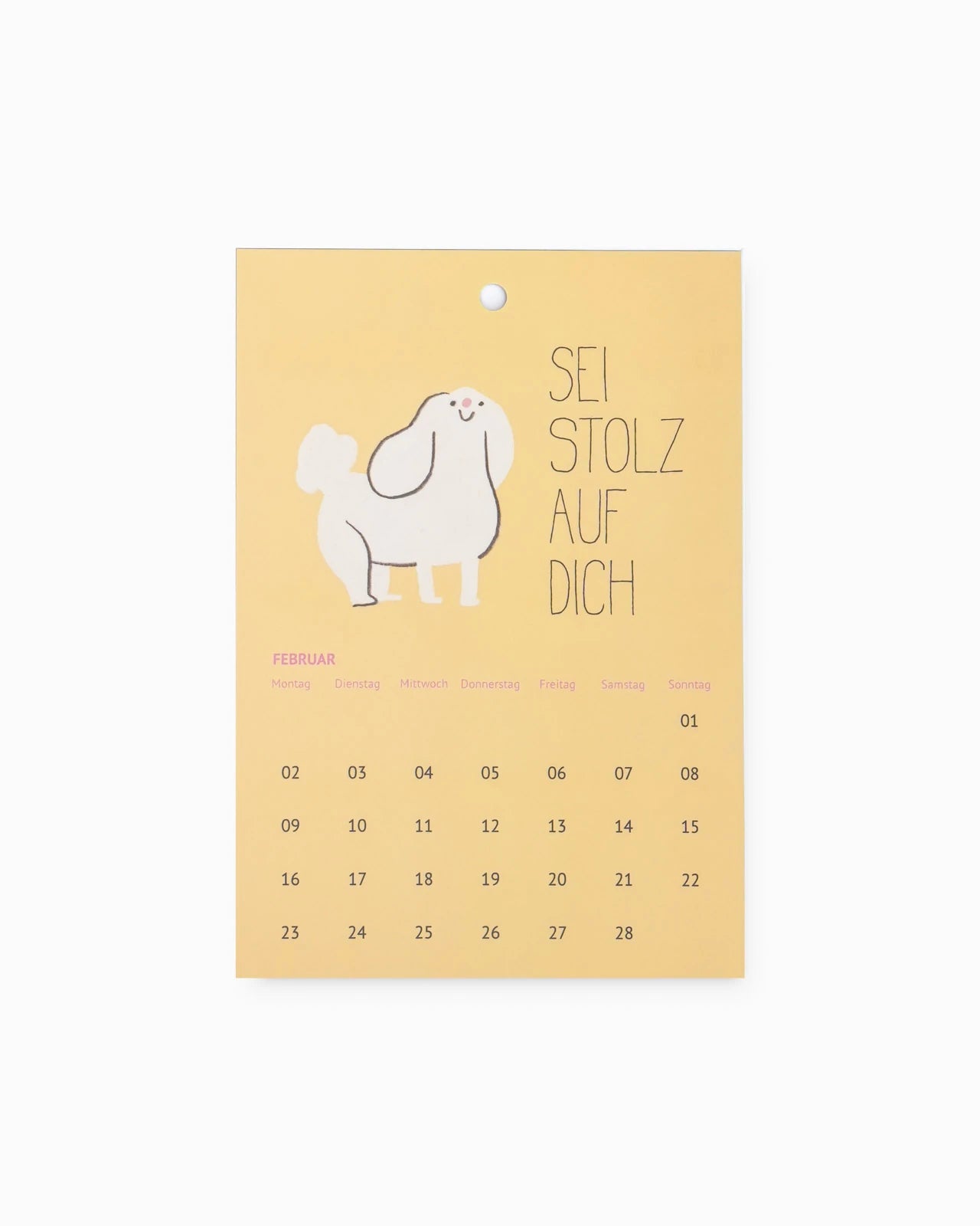 Slinga Illustration - Der Liebe Kleine Hunde Kalender (2026) - Kalender - ROSA ECK Concept Store