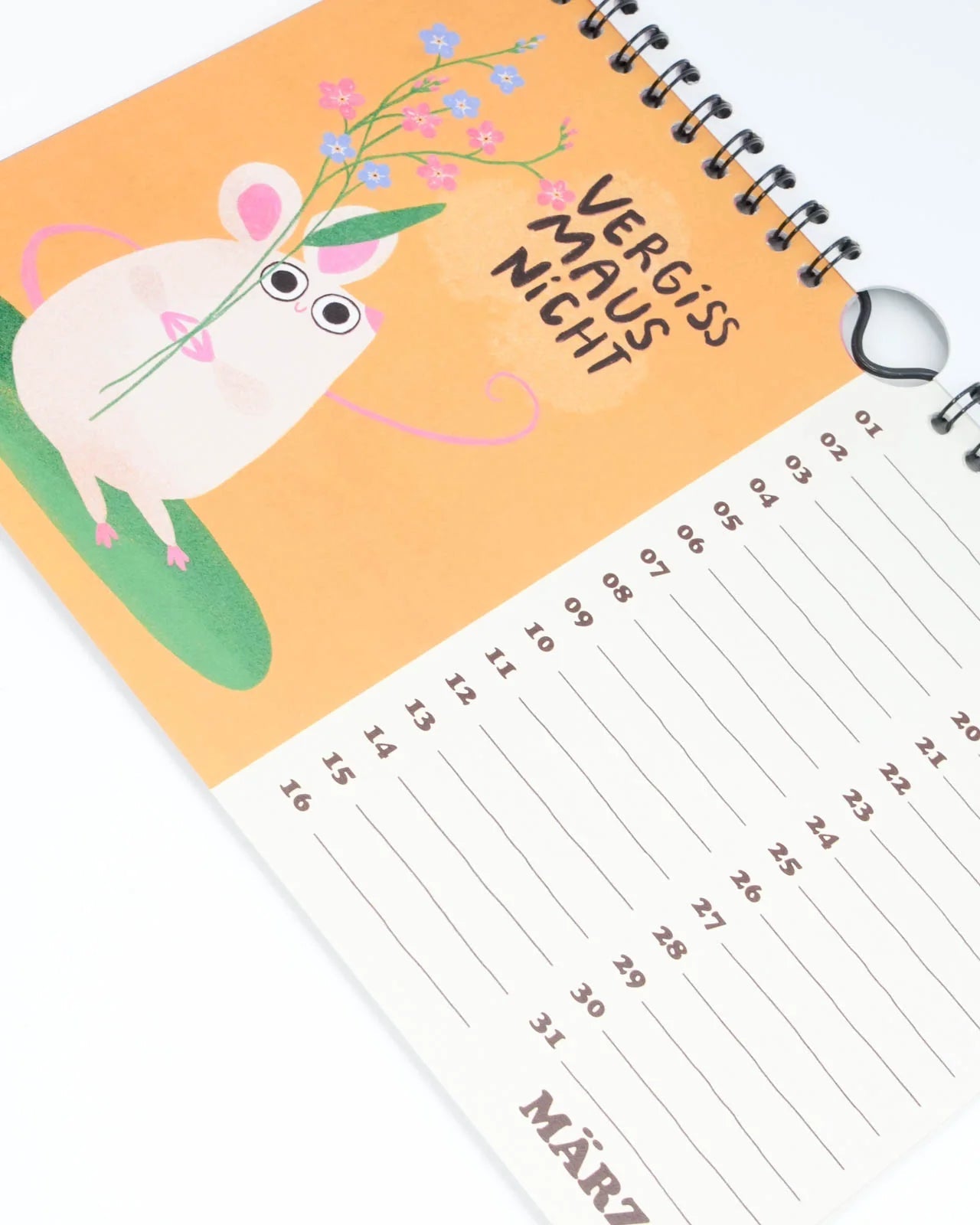 Slinga Illustration - Der Mausigste Kalender - Kalender - ROSA ECK Concept Store