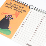 Slinga Illustration - Der Mausigste Kalender - Kalender - ROSA ECK Concept Store