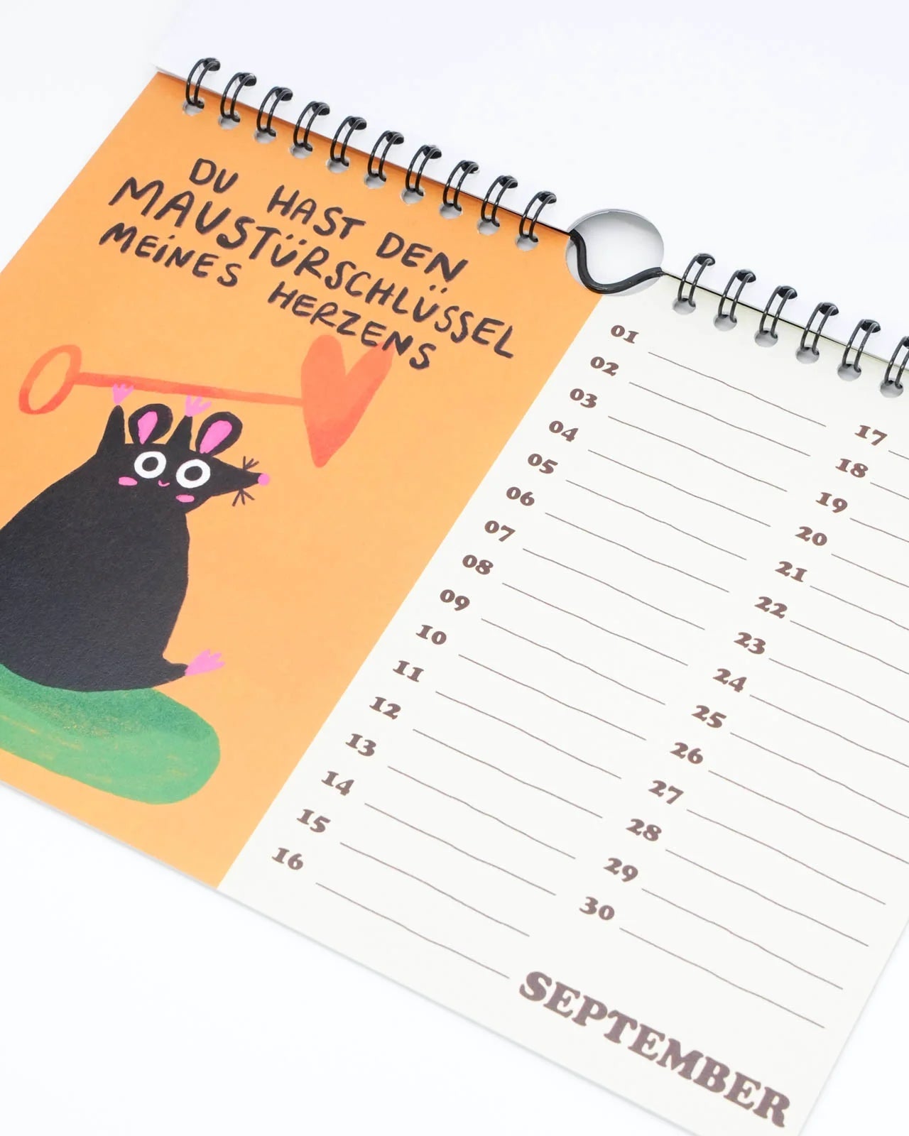 Slinga Illustration - Der Mausigste Kalender - Kalender - ROSA ECK Concept Store