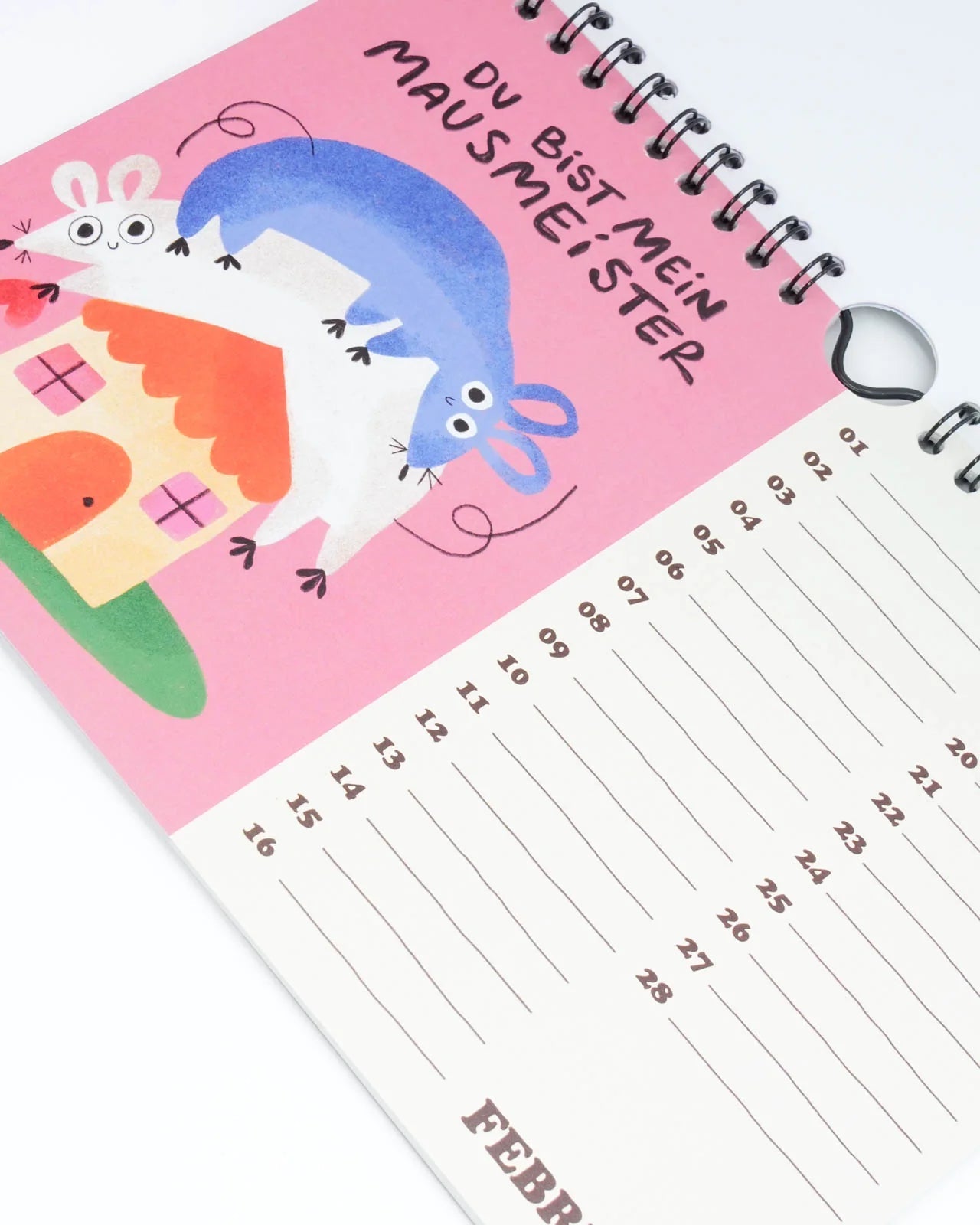 Slinga Illustration - Der Mausigste Kalender - Kalender - ROSA ECK Concept Store