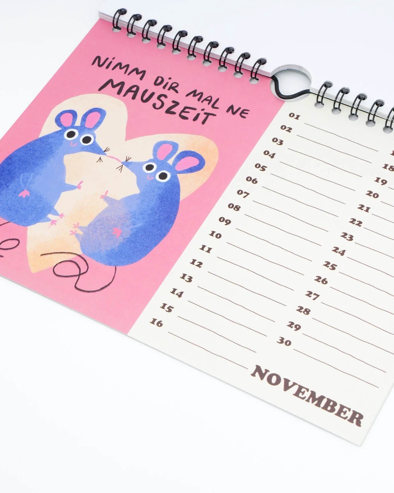 Slinga Illustration - Der Mausigste Kalender - Kalender - ROSA ECK Concept Store