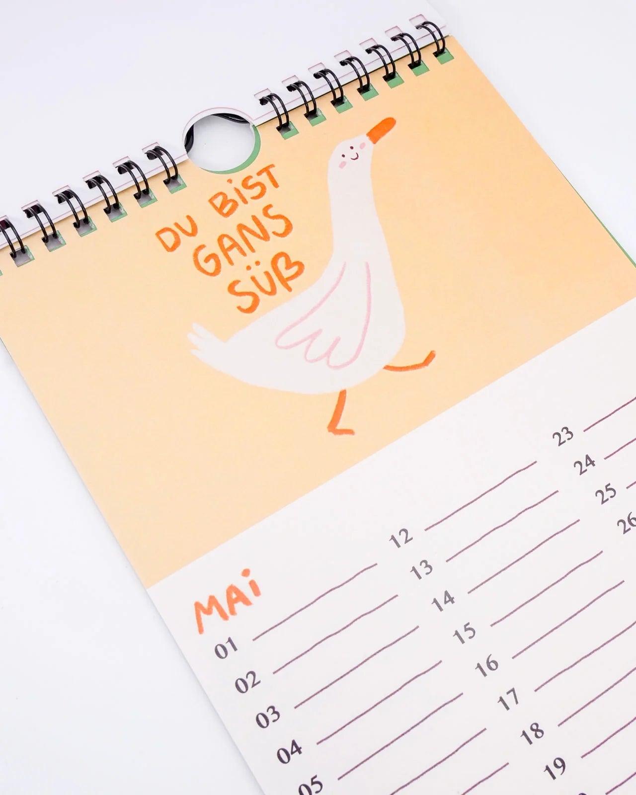 Slinga Illustration - Gans Lieber Vogelkalender - Kalender - ROSA ECK Concept Store