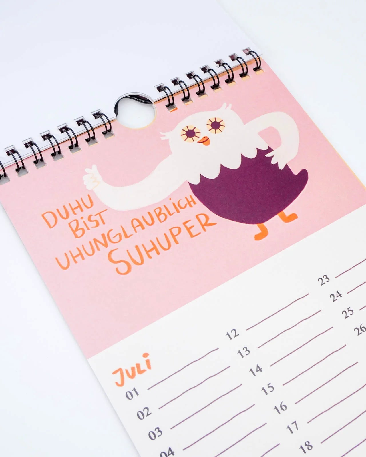 Slinga Illustration - Gans Lieber Vogelkalender - Kalender - ROSA ECK Concept Store