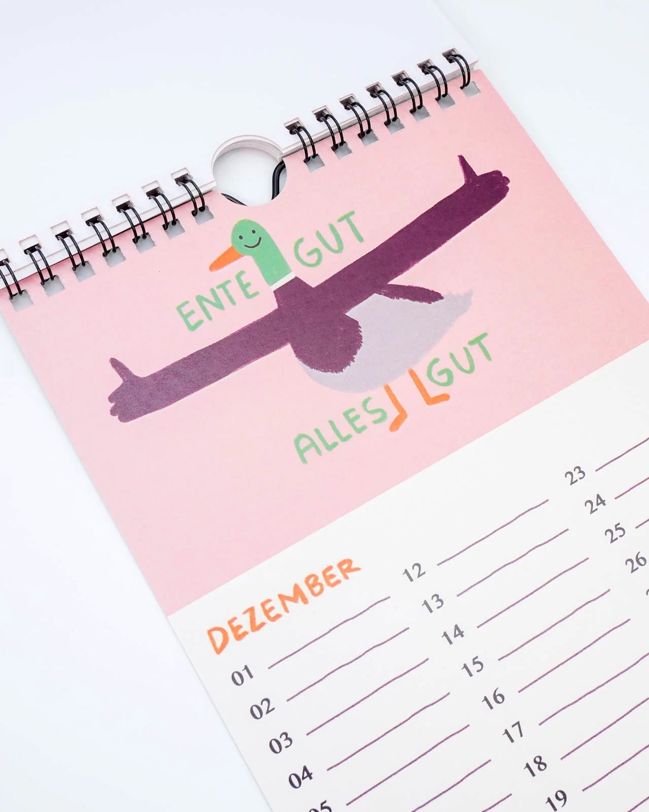 Slinga Illustration - Gans Lieber Vogelkalender - Kalender - ROSA ECK Concept Store