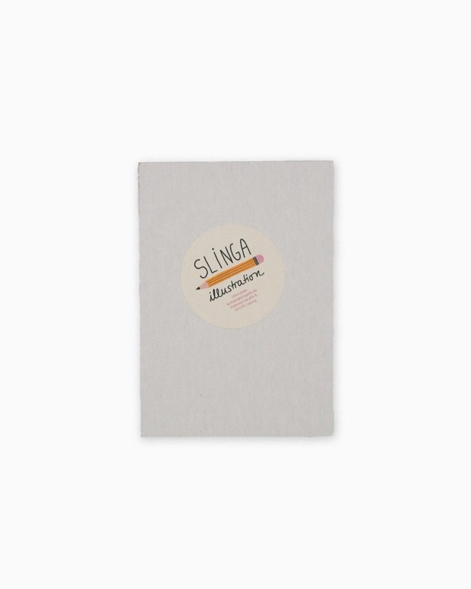 Slinga Illustration - GANS VIEL ZU TUN Notizblock - Notizblock - ROSA ECK Concept Store