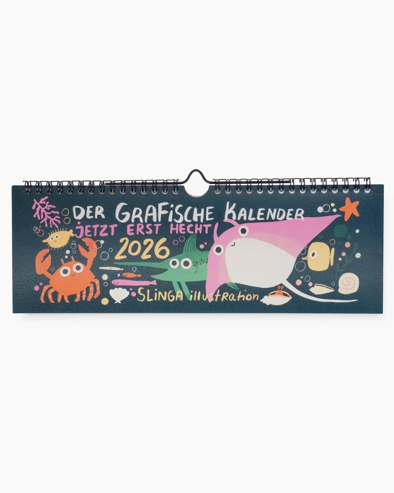 Slinga Illustration - GraFischer Geburtstagskalender (2026) - Kalender - ROSA ECK Concept Store