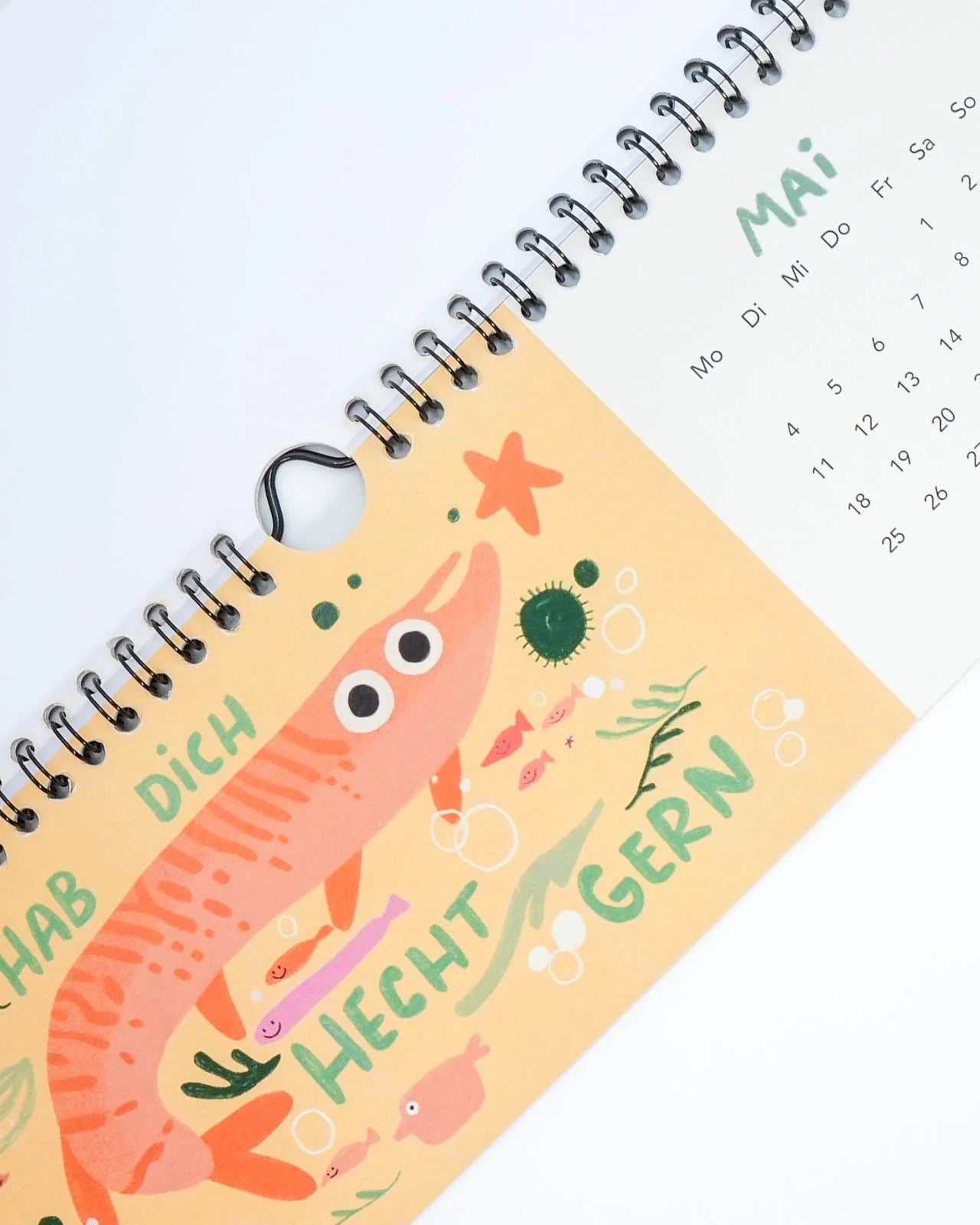 Slinga Illustration - GraFischer Geburtstagskalender (2026) - Kalender - ROSA ECK Concept Store