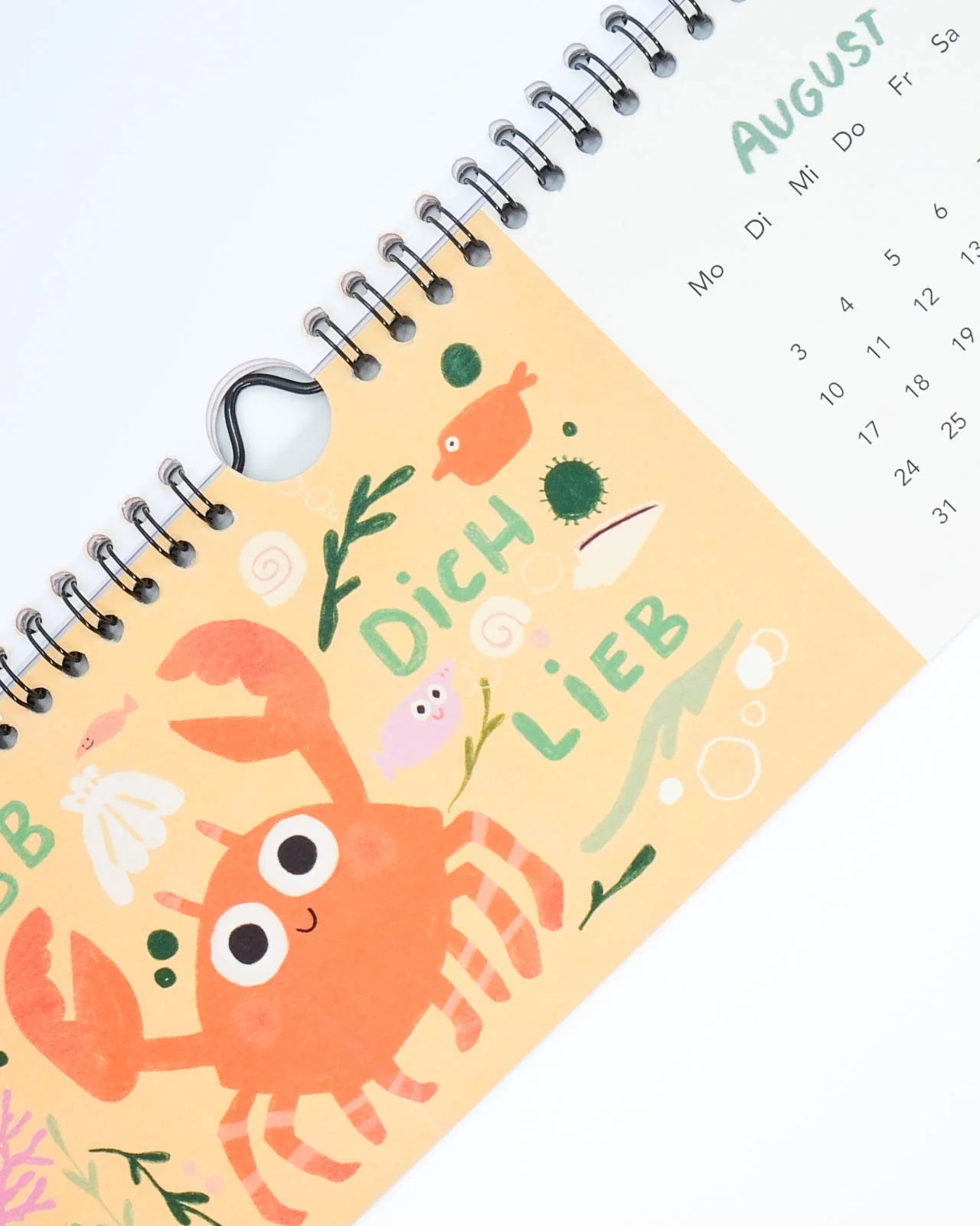 Slinga Illustration - GraFischer Geburtstagskalender (2026) - Kalender - ROSA ECK Concept Store