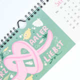 Slinga Illustration - GraFischer Geburtstagskalender (2026) - Kalender - ROSA ECK Concept Store