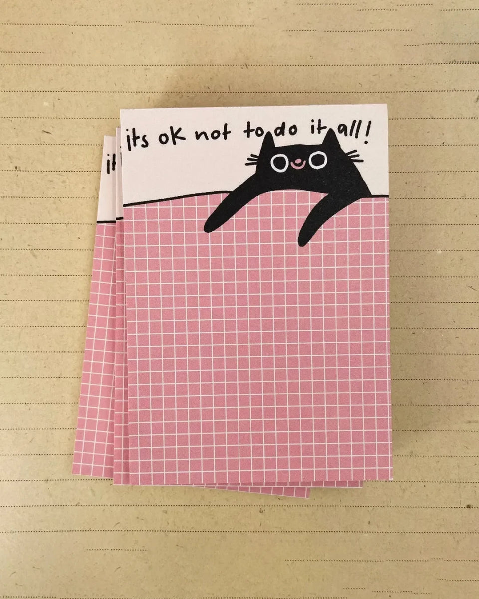Slinga Illustration - IT'S OK Notizblock - Notizblock - ROSA ECK Concept Store
