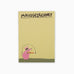 Slinga Illustration - MAUSGEZEICHNET Notizblock - Notizblock - ROSA ECK Concept Store