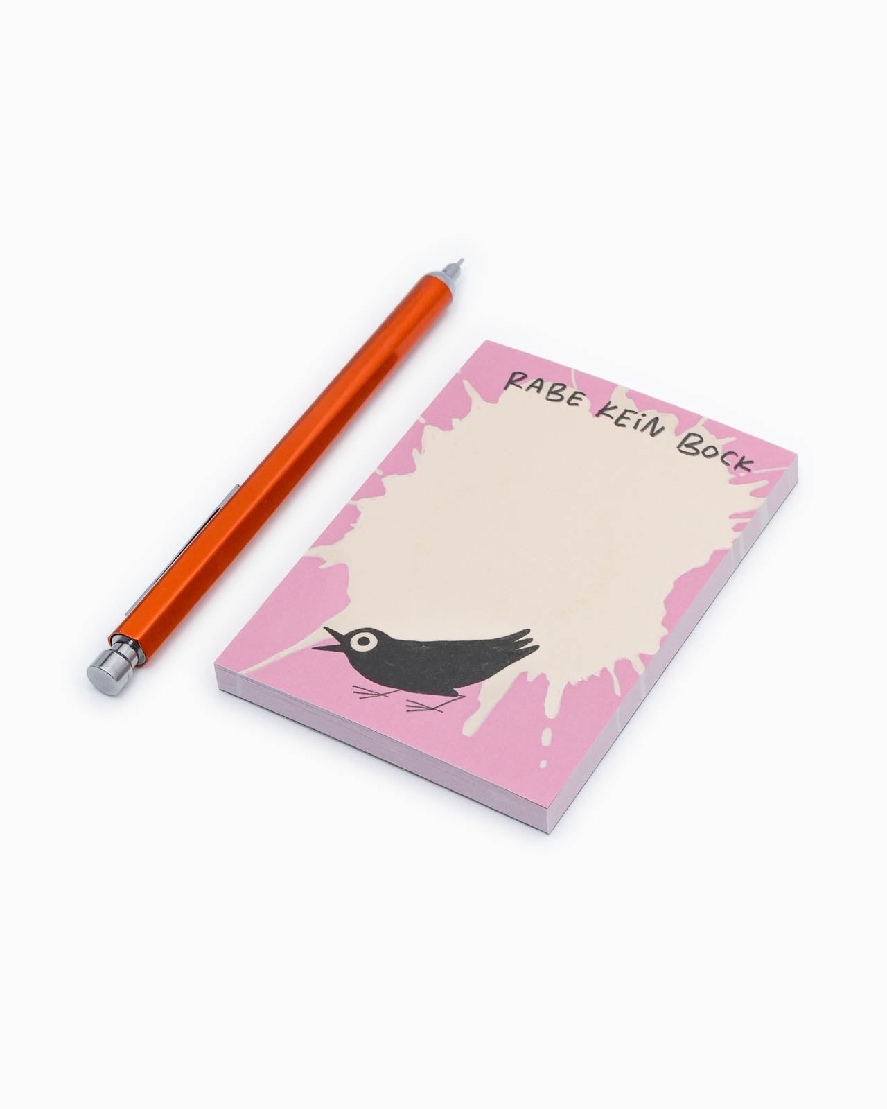 Slinga Illustration - RABE KEIN BOCK Kleiner Notizblock - Notizblock - ROSA ECK Concept Store