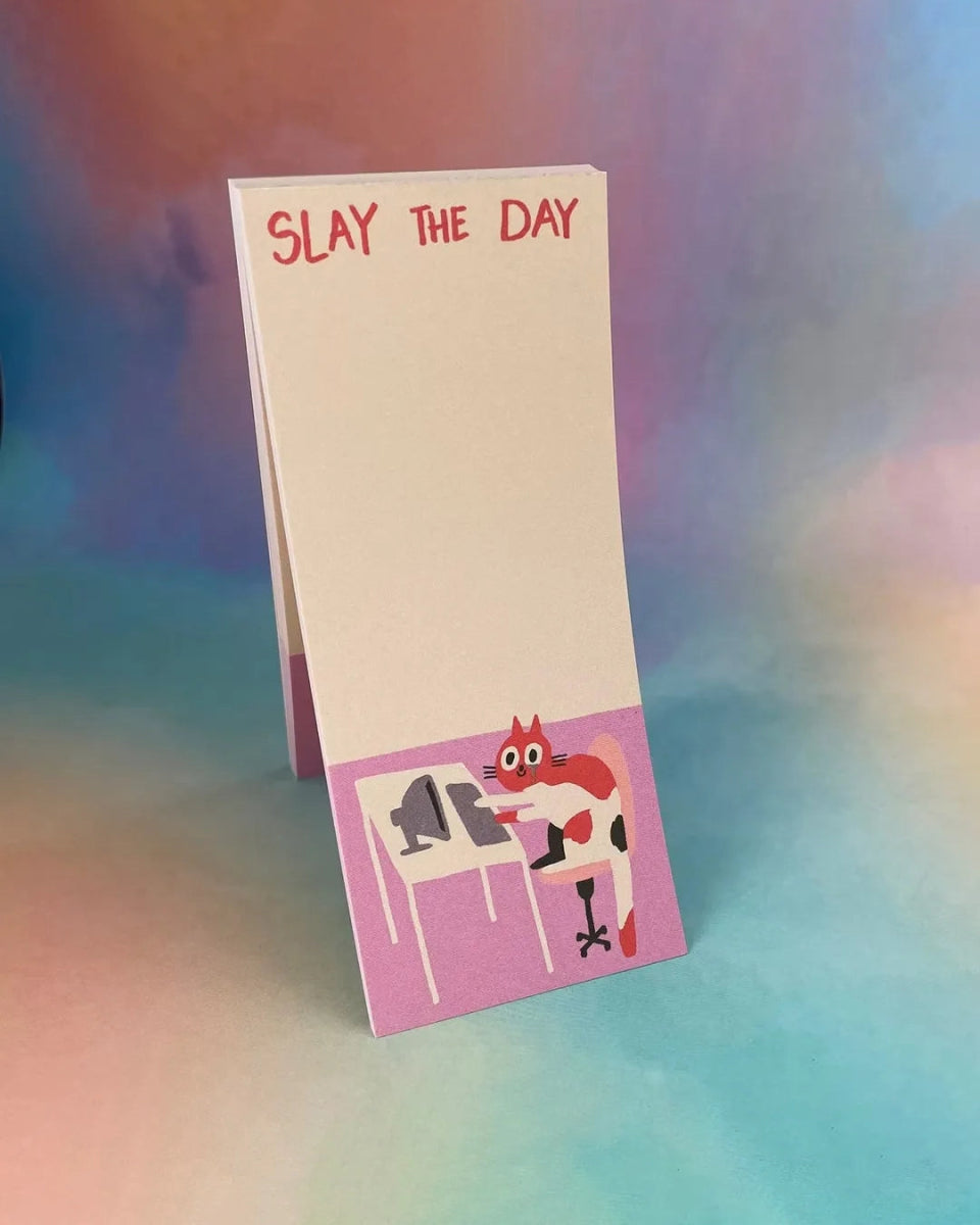 Slinga Illustration - SLAY THE DAY Notizblock - Notizblock - ROSA ECK Concept Store