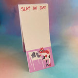 Slinga Illustration - SLAY THE DAY Notizblock - Notizblock - ROSA ECK Concept Store