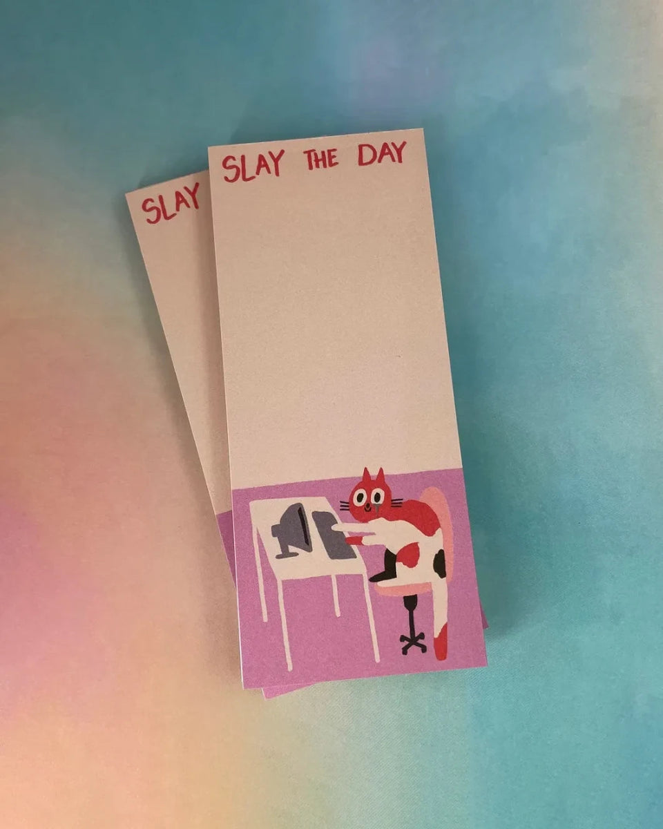 Slinga Illustration - SLAY THE DAY Notizblock - Notizblock - ROSA ECK Concept Store