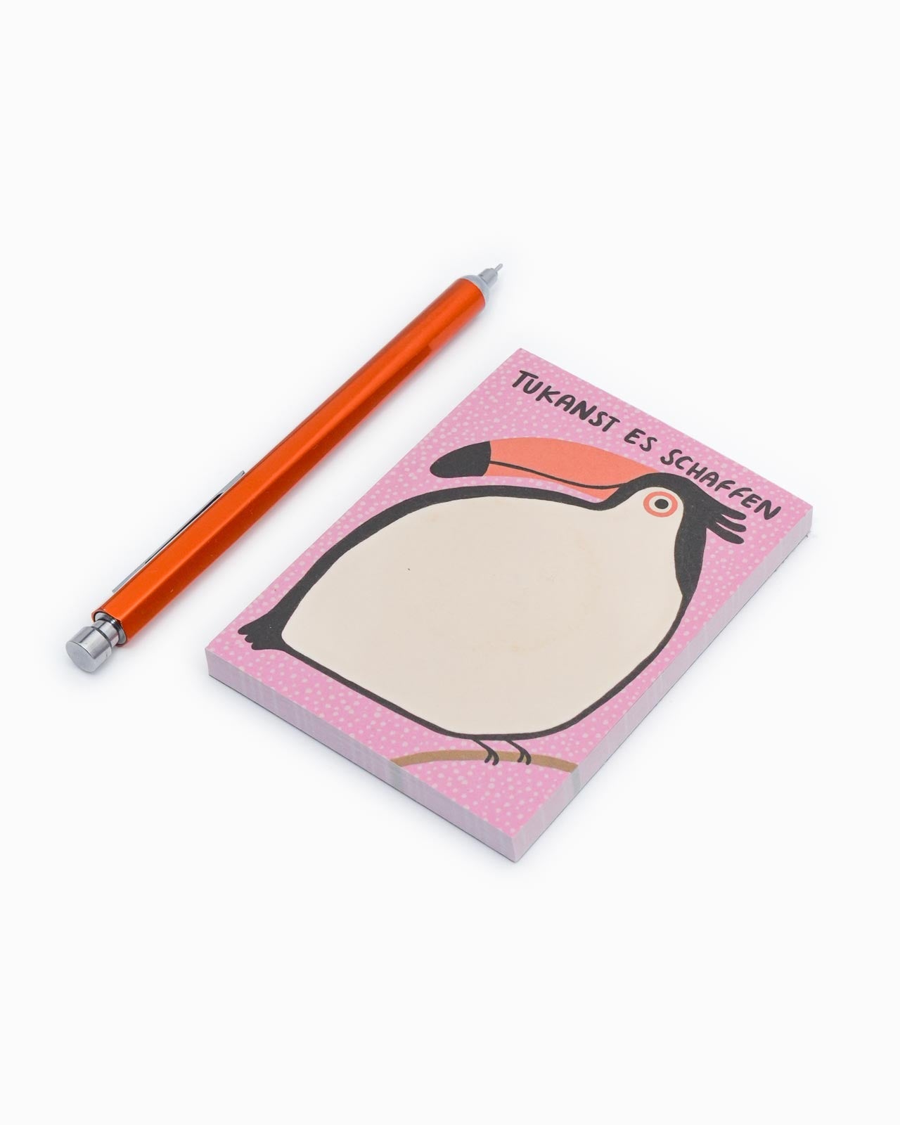 Slinga Illustration - TUKANST ES SCHAFFEN Kleiner Notizblock - Notizblock - ROSA ECK Concept Store