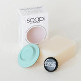 Soapi - Magnetseifenhalter Starter - Kit • Petrol - Seifenablage - ROSA ECK Concept Store