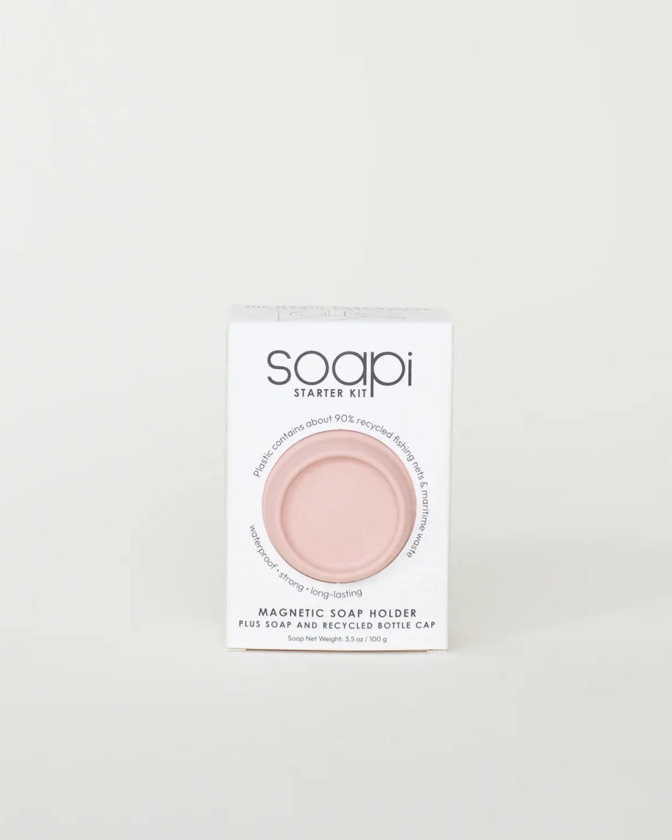 Soapi - Magnetseifenhalter Starter - Kit • Pfirsich - Seifenablage - ROSA ECK Concept Store