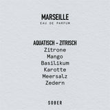 sober - MARSEILLE Eau de Parfum - ROSA ECK - Weiß, ,