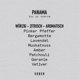 sober - PANAMA Eau de Parfum - ROSA ECK - , ,