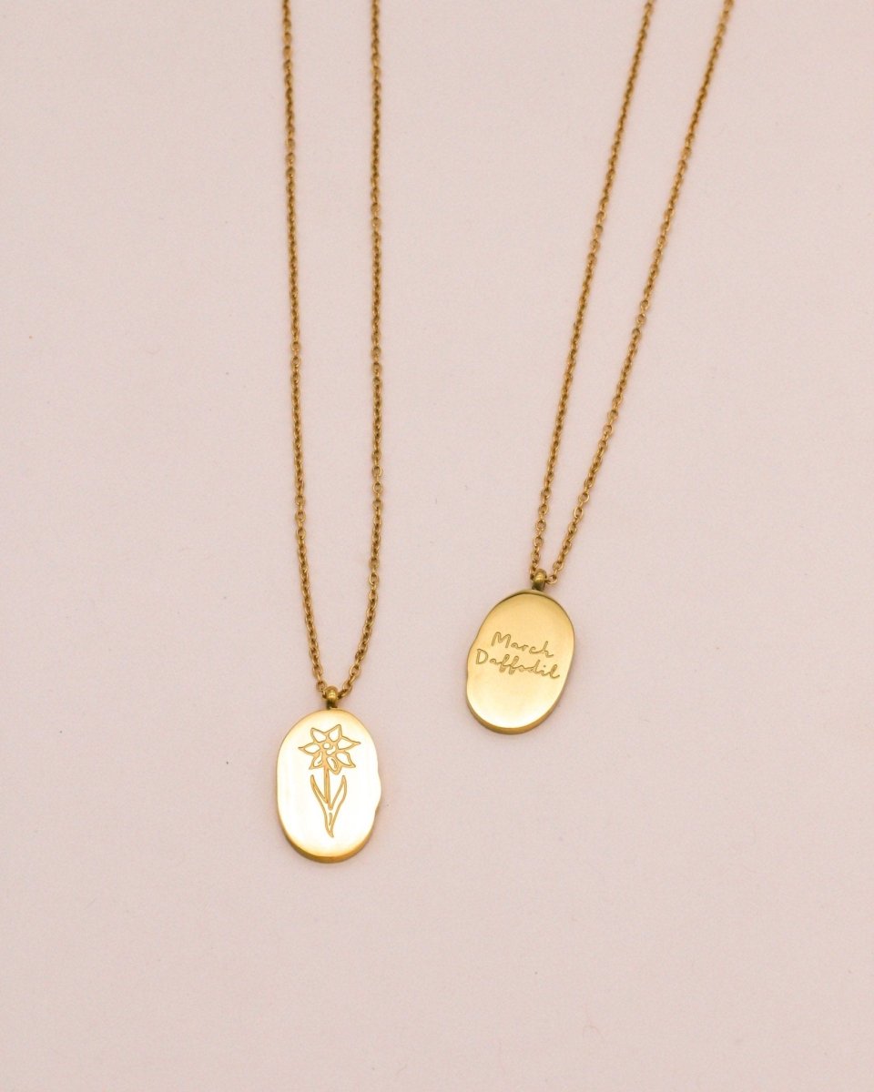 Sonstige - BIRTHMONTH Necklace - ROSA ECK - Gold, ,