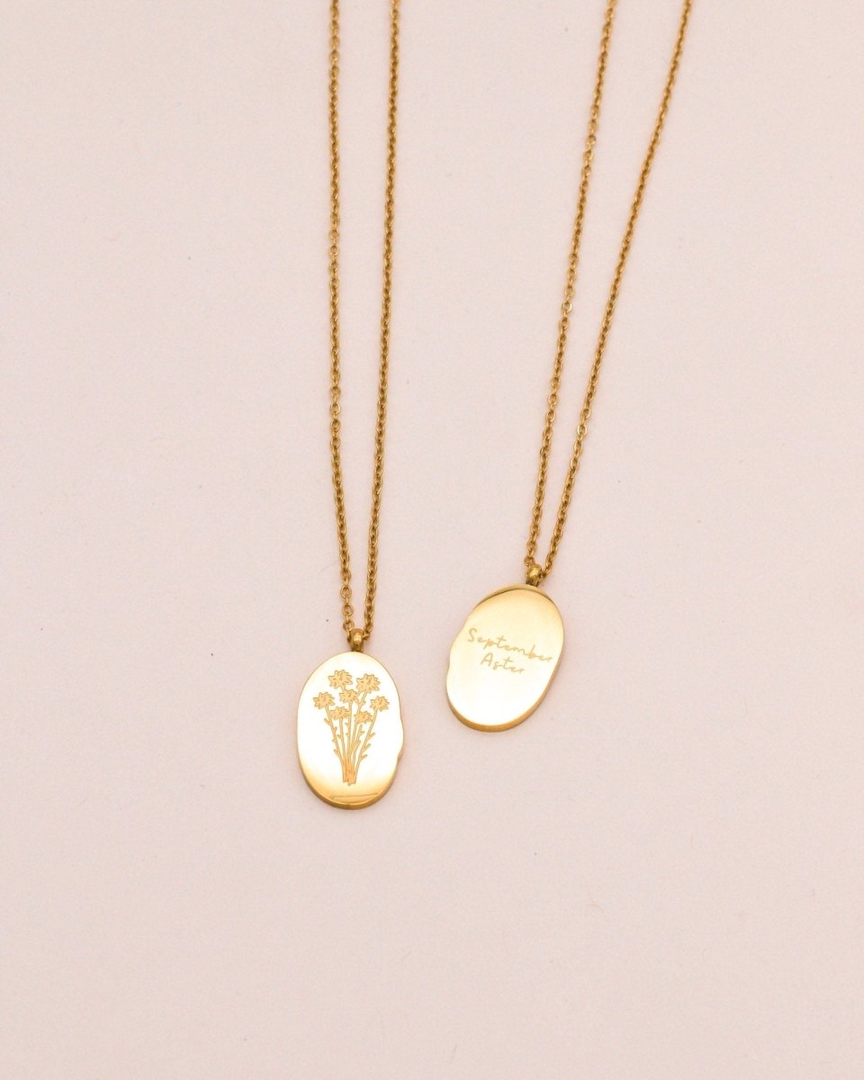 Sonstige - BIRTHMONTH Necklace - ROSA ECK - Gold, ,