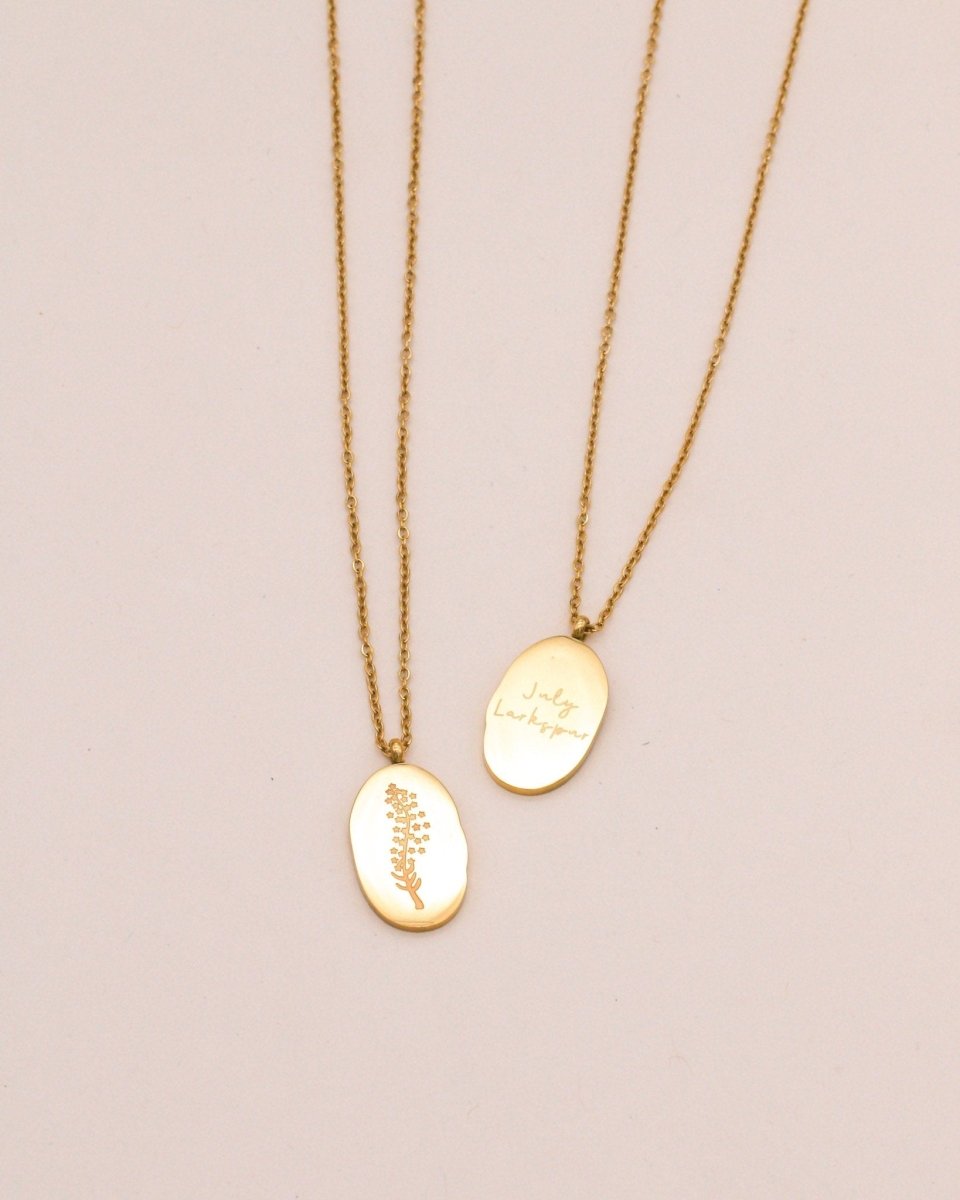 Sonstige - BIRTHMONTH Necklace - ROSA ECK - Gold, ,