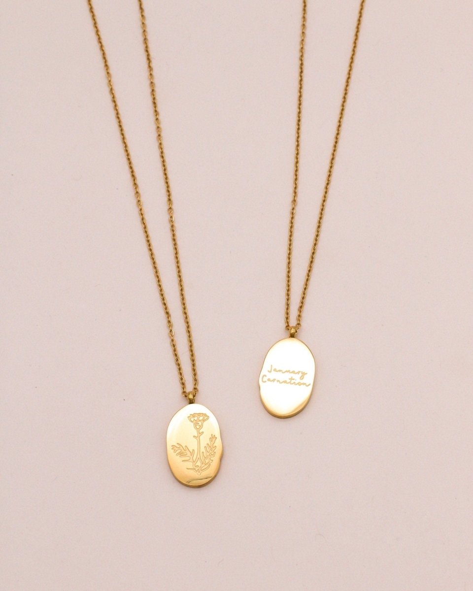 Sonstige - BIRTHMONTH Necklace - ROSA ECK - Gold, ,