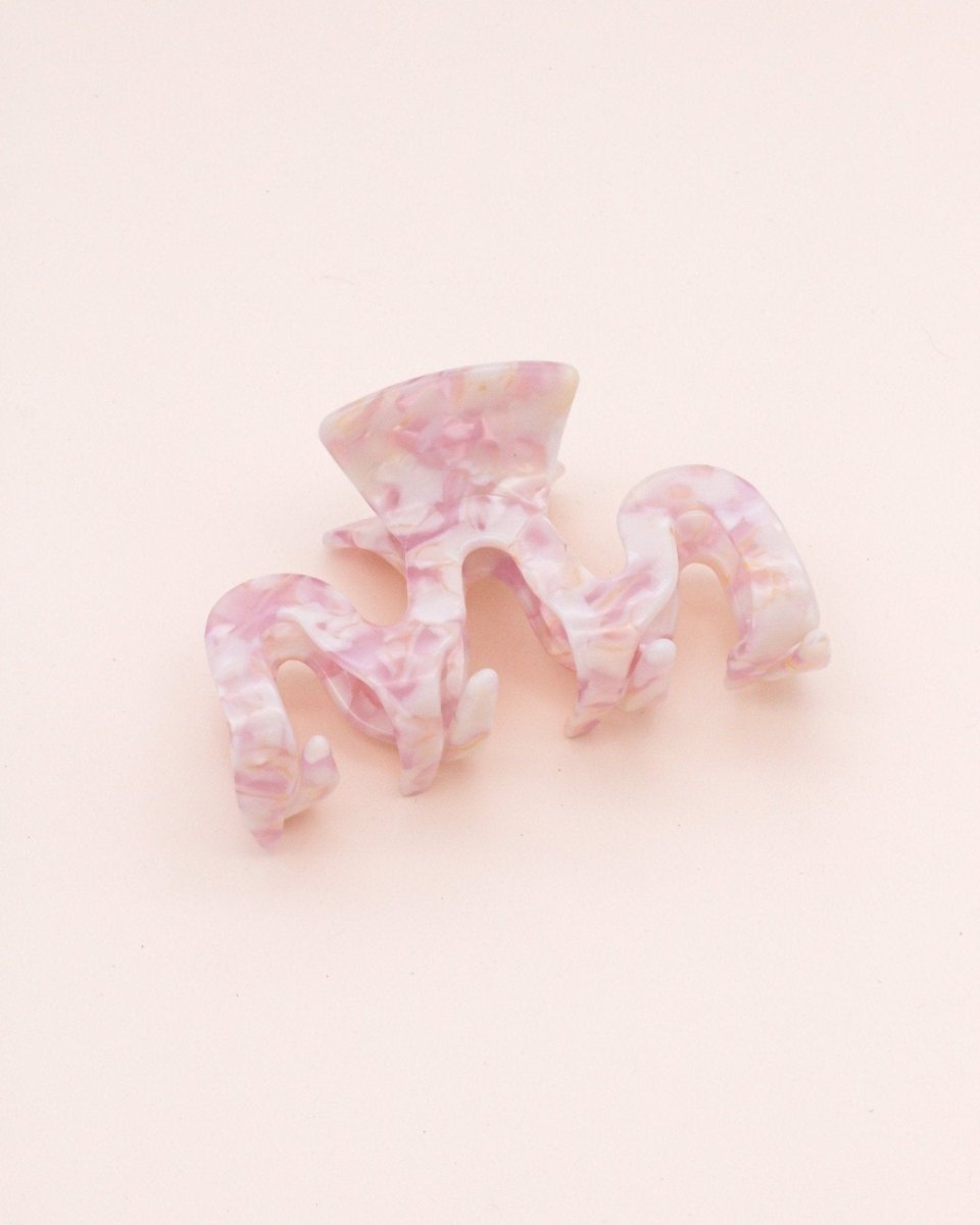 Sonstige - COTTON CANDY Swirl Clip - ROSA ECK - , ,