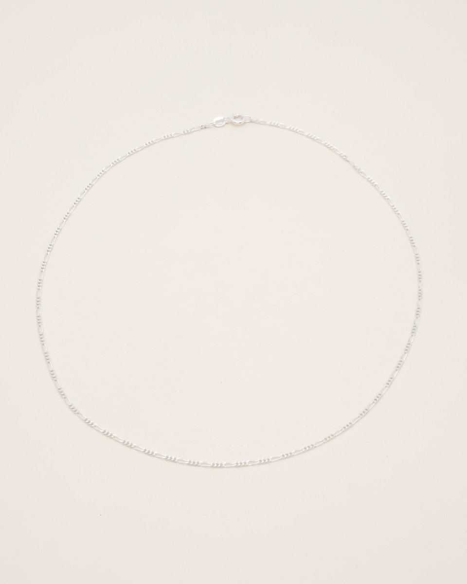 Sonstige - FIGARO Silver Necklace - ROSA ECK - , ,
